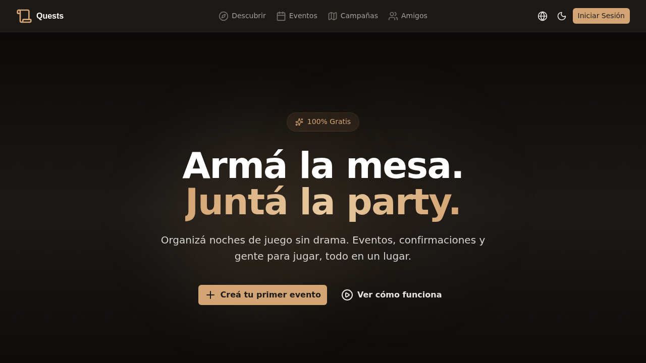 Captura de Quests: Plataforma de Gamificación para Hábitos y Proyectos